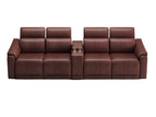 Dark Brown / 4 Seater Sofa