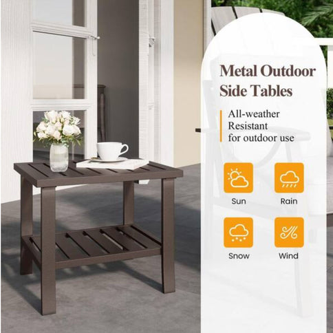 Patio Furniture Set & Coffee Table For Backyard