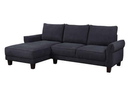 Belle - Sherpa Sectional Sofa With Left Facing Chaise