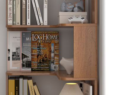 L-Shaped Corner Bookshelf