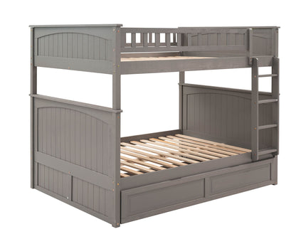 Bunk Bed With Twin Size Trundle, Guardrails