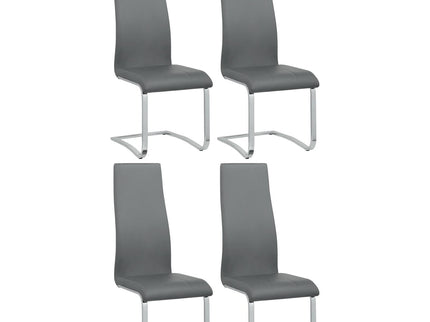 High Back Side Chairs Dining Chairs With Padded Upholstery (Set of 4)