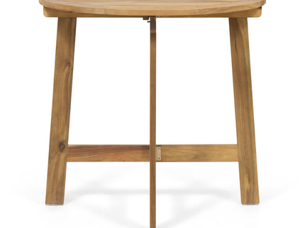 Outdoor Half Round Folding Acacia Wood Bistro Table