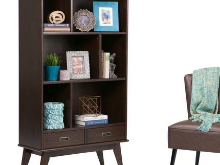 Draper - Mid Century Wide Bookcase And Storage Unit