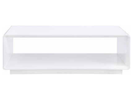 Fletcher - 2 Piece Coffee And End Table Set - Gloss White