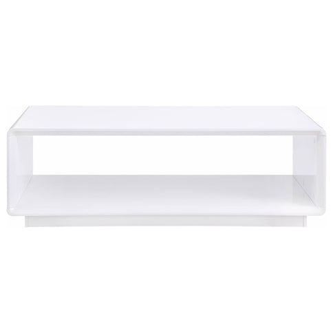 Fletcher - 2 Piece Coffee And End Table Set - Gloss White