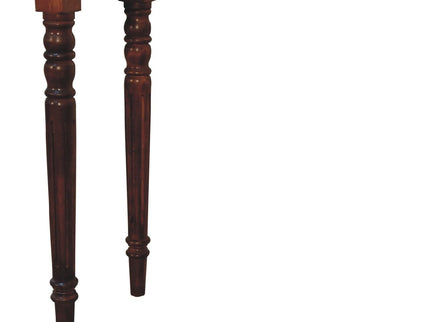 Turned Leg Writing Desk - Chestnut