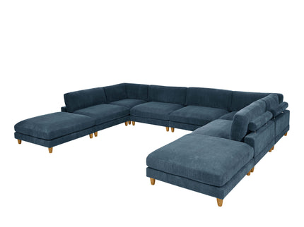 Modern Modular Sectional With Adjustable Back Support