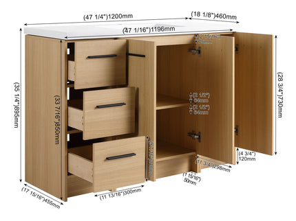 Floating Bathroom Vanity With Sink, Modular Cabinet