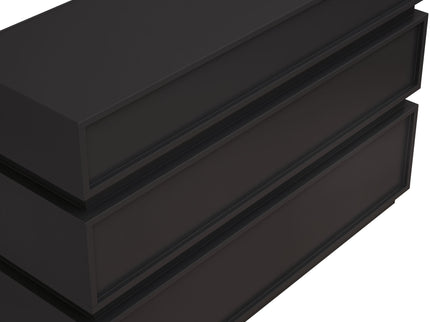 Minimalist Modern 6 Drawer Dresser, Handle Free Design With Wide Storage