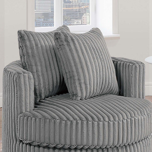 Swivel Upholstered Accent Chair For Living Room