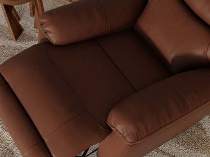 Oslo Antelope - Swivel Glider Recliner With Manual Footrest