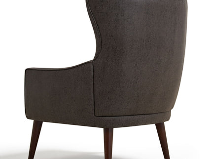 Leisure Chair With Curved Backrest