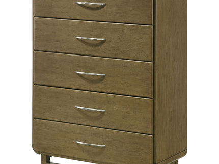 Tully - 5 Drawer Chest - Nutmeg Brown