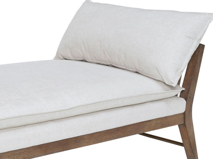 Daybed With Strap Detail - White
