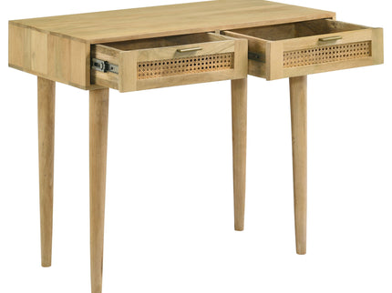 Zamora - 2 Drawer Entryway Console Accent Table - Natural
