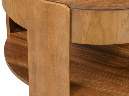 Round Lift Top Coffee Table With Hidden Storage