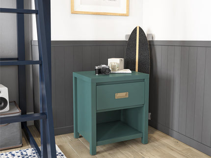 Haven - 1 Drawer Nightstand - Green