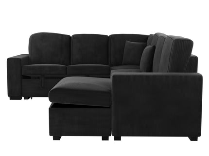 Modern Design Convertible Sectional Storage Bed With USB Port