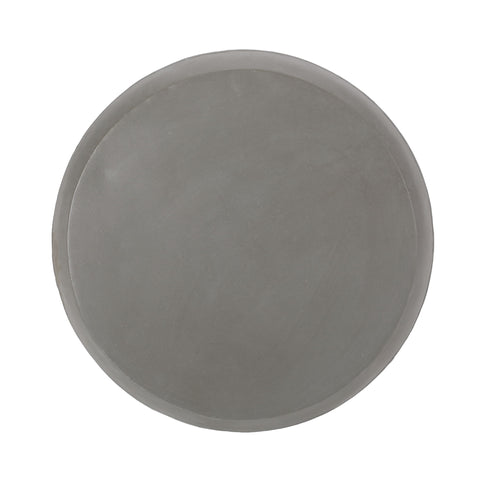 Outdoor Side Table With Cylindrical Shape - White