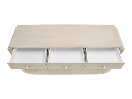 Console Table With 3 Drawers, Display Shelf