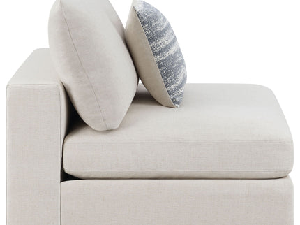 Duncan- Armless Chair With Removable Cushions