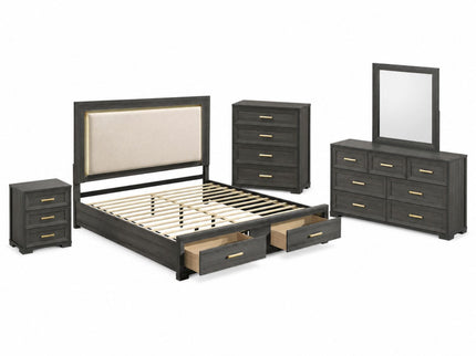 Colorado - Bedroom Set With Upholstered LED Headboard