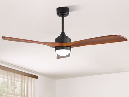 52" Ceiling Fan With Dimmable LED Light, 6 Speed DC Motor, 3 Blades