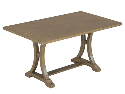 Dining Table Set With 4 Upholstered Chairs And Bench
