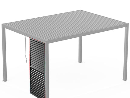 Louver Grille 1 / 3 10Ft Frame & Louvers - Black