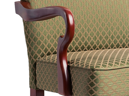 Delaney - Elegant Gooseneck Arm Chair With High Back