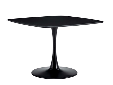 Table Mid-Century Dining Table For 4-6 People With Round Table Top, Pedestal Dining Table, End Table Leisure Coffee Table