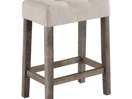 Oriana - 4 Piece Counter Height Pub Table Set With Tufted Stools