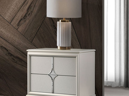 Gwendolyn - 2 Drawer Nightstand - White