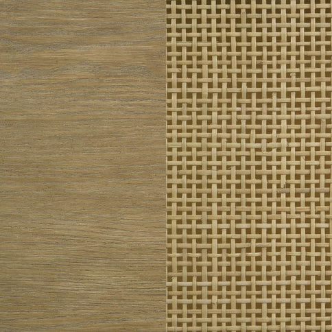 Arini Rattan Cane 2-door TV Stand Media Console Sand Wash