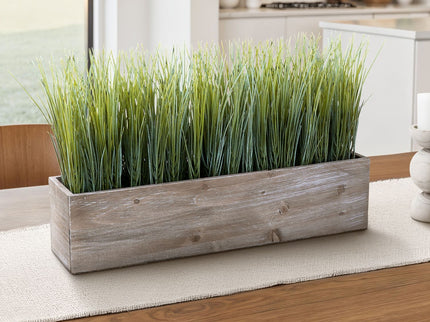 Artificial Grass Plant, Table Decor - Green
