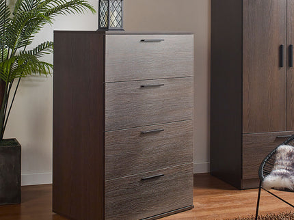 Oliver - Farmhouse Jumbo Chest With 4 Drawer Storage