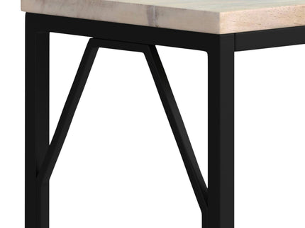 Selma - Handcrafted Metal And Wood Accent Table
