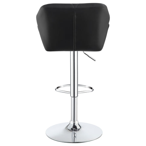 Adjustable Bar Stool With Height-Adjustable Base (Set of 2)