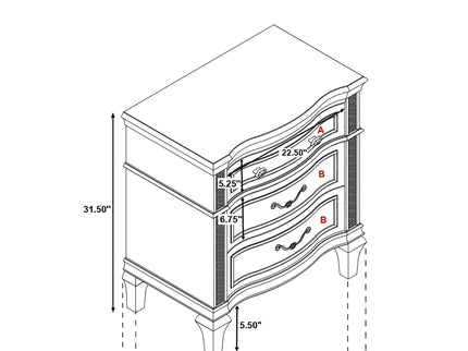 Evangeline - 4 Piece Bedroom Set