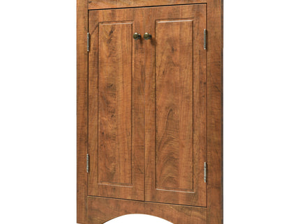 Triangle Bathroom Storage Cabinet With Adjustable Shelves, Freestanding Floor Cabinet For Home Kitchen