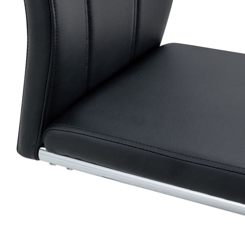 Modern Dining Chairs With High Backrest And Sturdy Legs