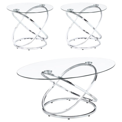 Amore Square Mirrored Acrylic Crystal Coffee Table Silver