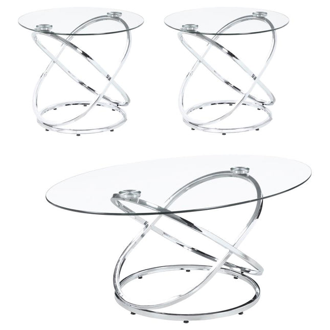 Amore Square Mirrored Acrylic Crystal Coffee Table Silver