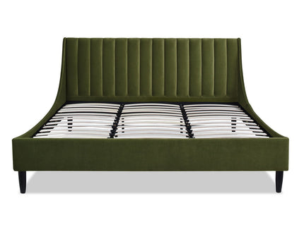 Aspen - Vertical Tufted Modern Headboard Platform Bed Set