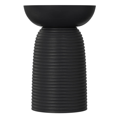 Boyd - Ribbed Accent Table - Black