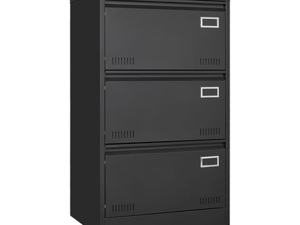 Filing Cabinet Lateral File Cabinet 3 Drawer, Locking Metal File Cabinets Three Drawer, Office Filing Cabinet With Lock Drawers For Home Office