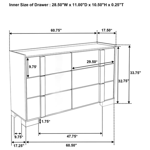 Lincoln - Bedroom Set With LED Headboard