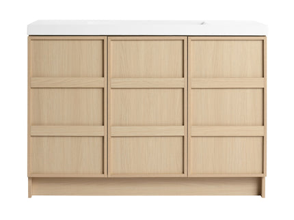 Freestanding Bathroom Vanity With Sink & 2 Soft Close Cabinet Doors