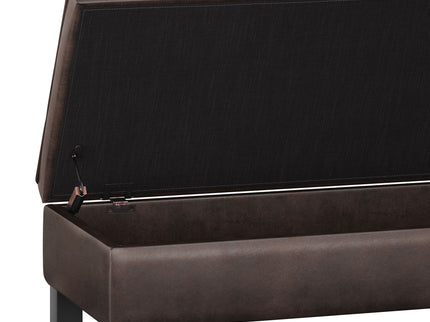 Cosmopolitan - Storage Ottoman Bench With Open Bottom